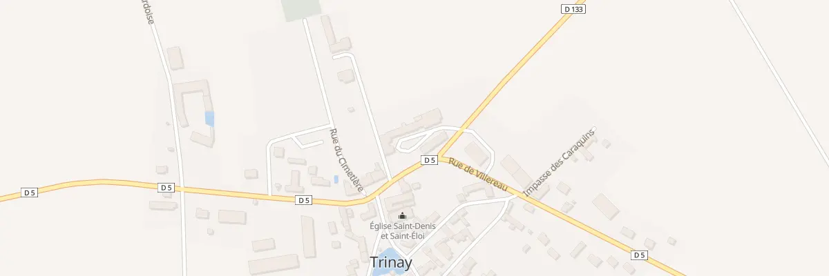 Plan du 10 Rue d’Artenay à Trinay