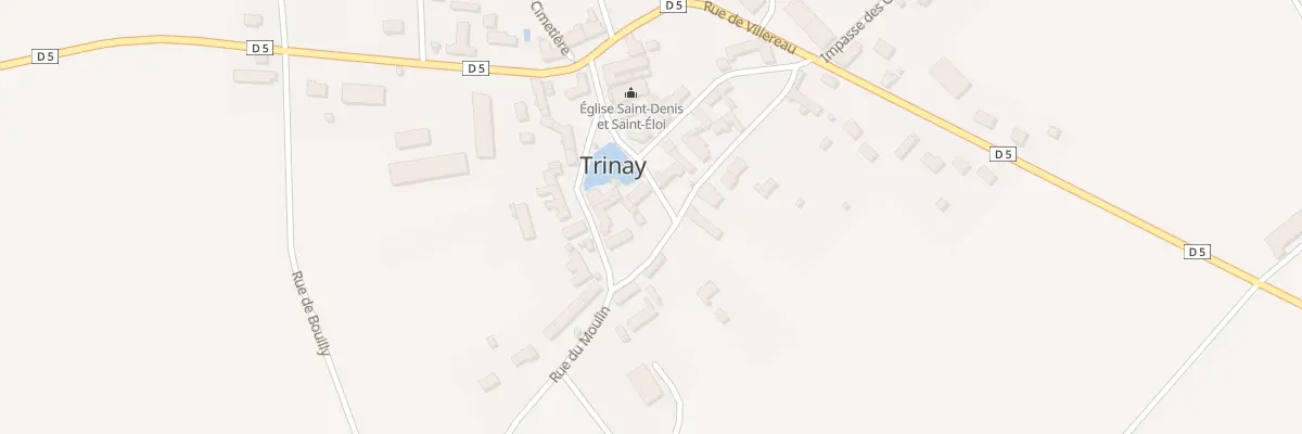 Plan du 10 Rue de la Mare à Trinay