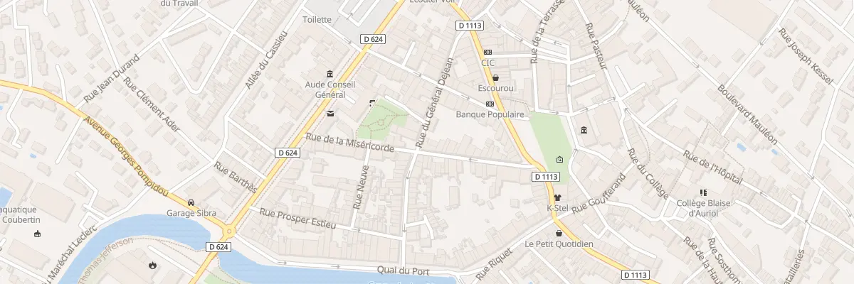 Plan du 34 Rue General Dejean à Castelnaudary