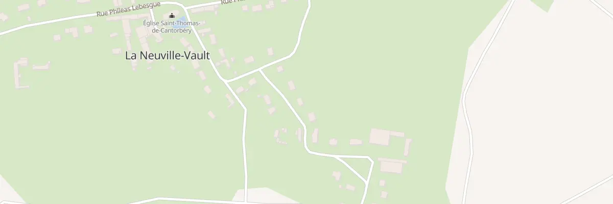 Plan du 16 Rue de la Croix du Vault à La Neuville-Vault