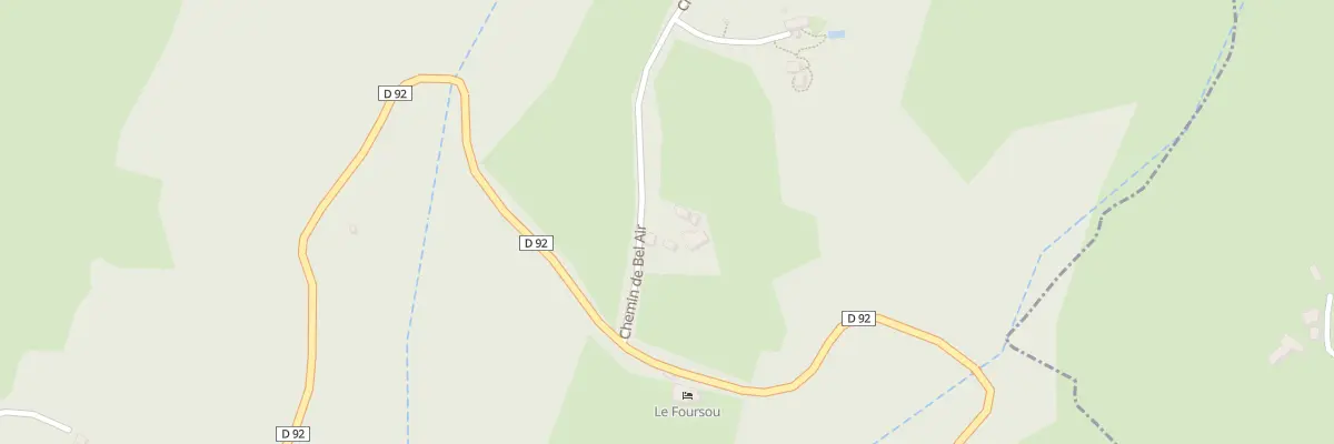 Plan du 5007 Belair au Bouyssou