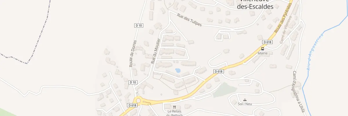 Plan du 5001F La Close à Angoustrine-Villeneuve-des-Escaldes