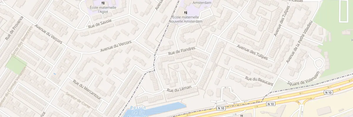 Plan du 16 Rue des Flandres à Élancourt