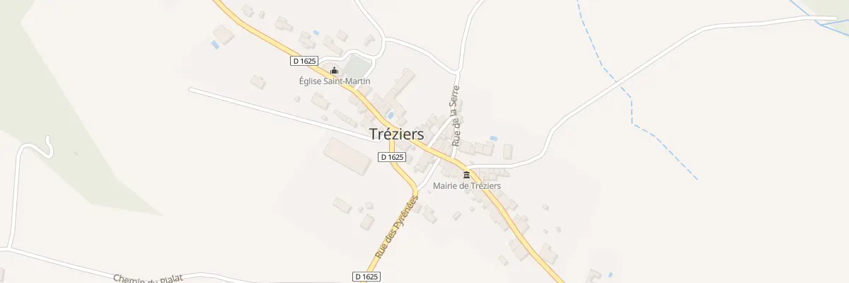 Plan du 5 Rue du Château à Tréziers