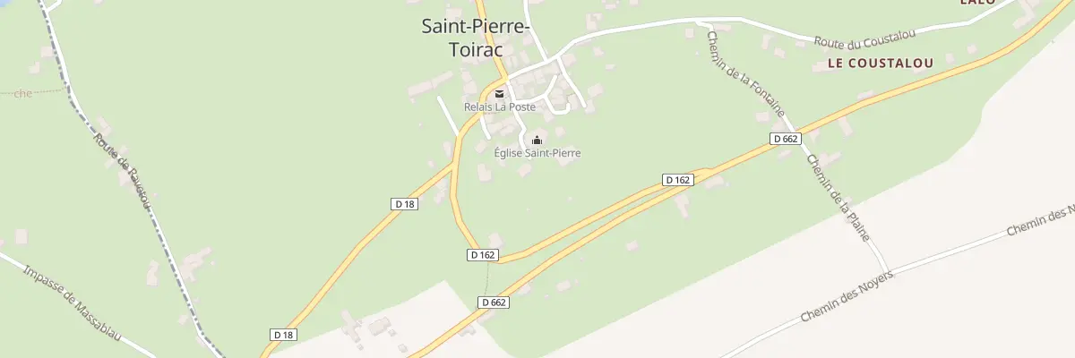 Plan du 8 Pl de l’Eglise à Saint-Pierre-Toirac