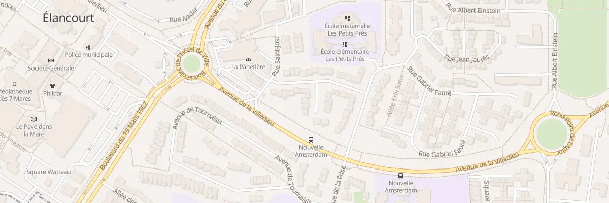 Plan du 3 Sq Georges Bizet à Élancourt