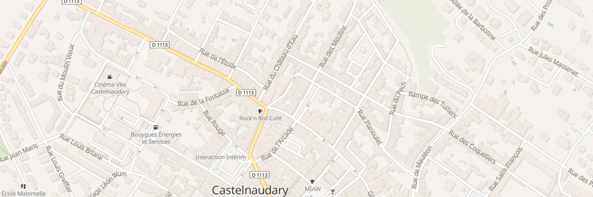 Plan du 7 Rue des Moulins à Castelnaudary