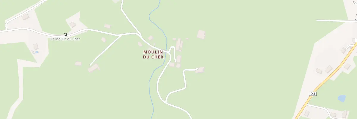 Plan du 10 Moulin du Cher à Saint-Laurent