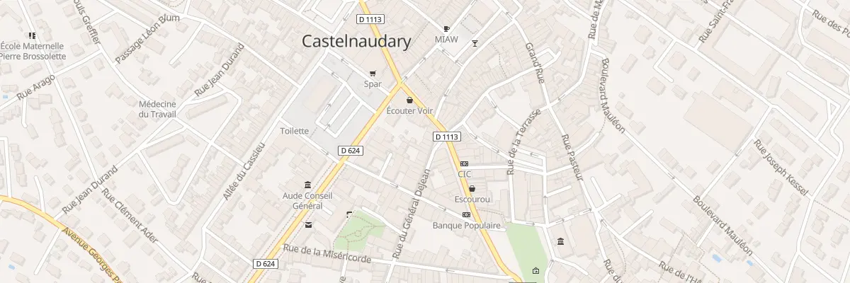 Plan du 63 Rue General Dejean à Castelnaudary