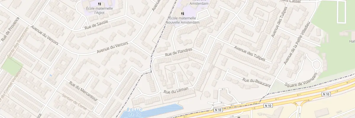 Plan du 20 Rue des Flandres à Élancourt