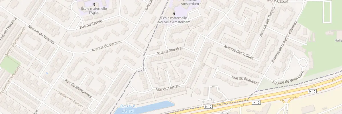 Plan du 22 Rue des Flandres à Élancourt