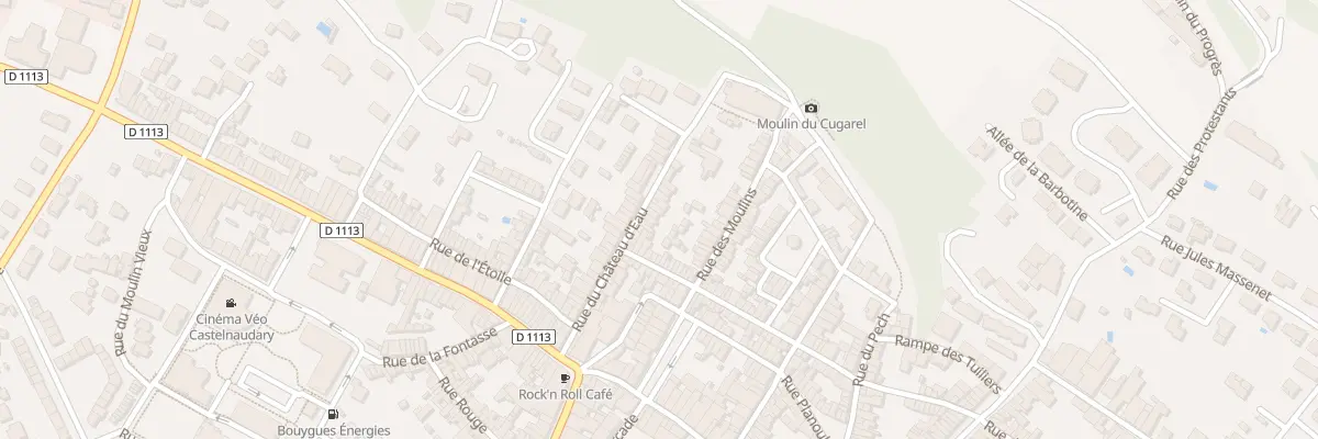 Plan du 34 Rue du Château d’Eau à Castelnaudary