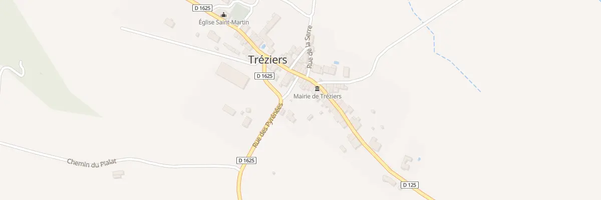 Plan du 32 Le Village à Tréziers
