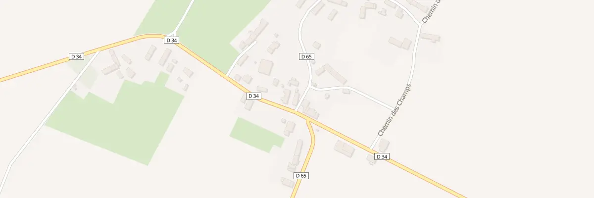 Plan du 1 Rue du Centre à Paudy