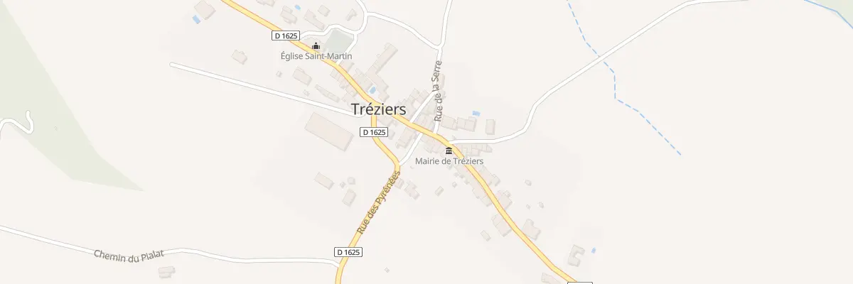 Plan du 59 Le Village à Tréziers