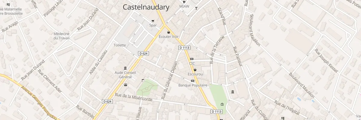 Plan du 48 Rue General Dejean à Castelnaudary