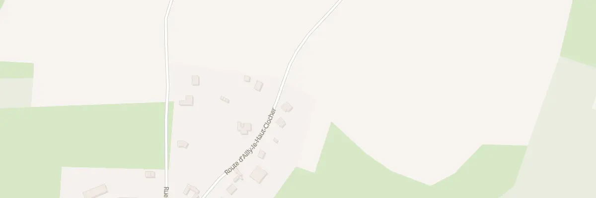 Plan du 16 Rue d’Ailly le Haut Clocher à Cocquerel
