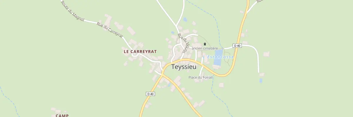 Plan du 49 Rue Ferdinand Pressouyre à Teyssieu