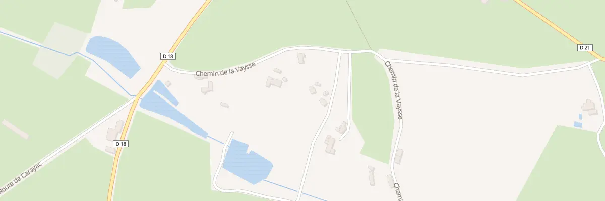 Plan du 7088F Lavaysse à Béduer