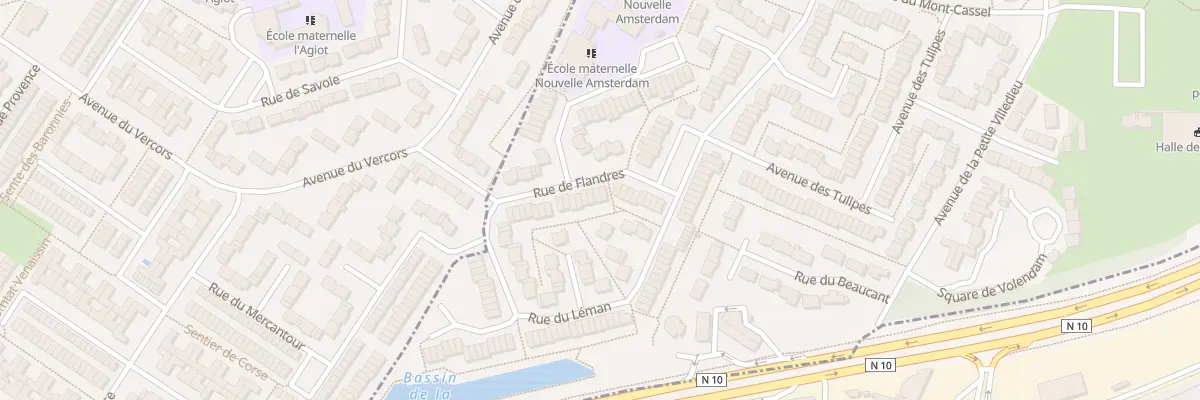 Plan du 28 Rue des Flandres à Élancourt