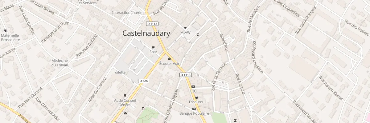 Plan du 6 Rue Soumet à Castelnaudary