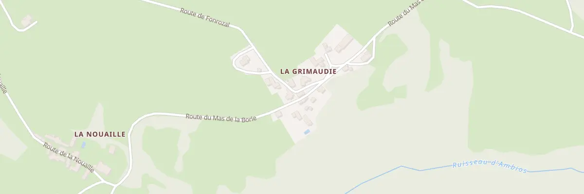 Plan du 5048 La Grimaudie à La Rouquette