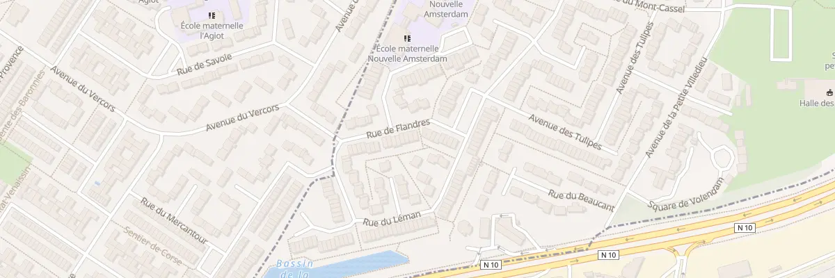 Plan du 30 Rue des Flandres à Élancourt