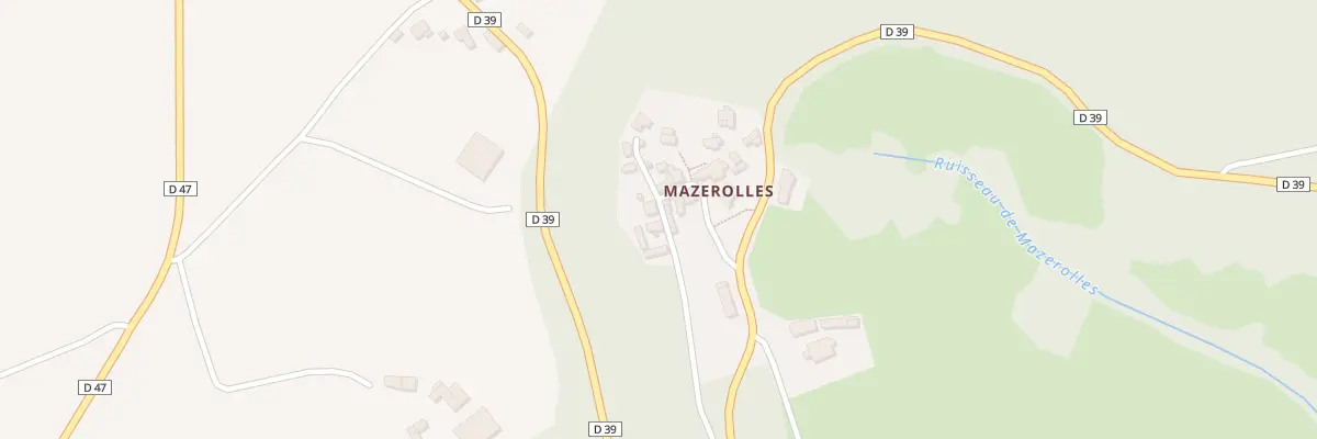 Plan du 5537 Mazerolles à Najac