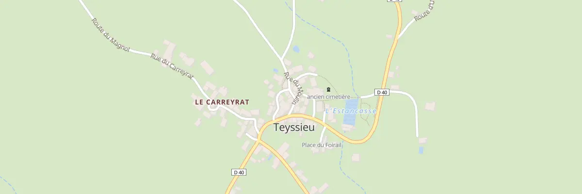 Plan du 5 Rue de la Bascule à Teyssieu
