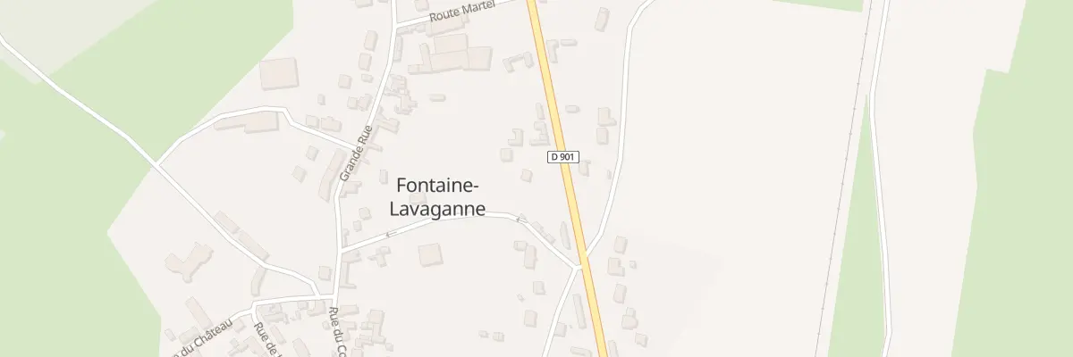Plan du 21 Rte de Picardie à Fontaine-Lavaganne