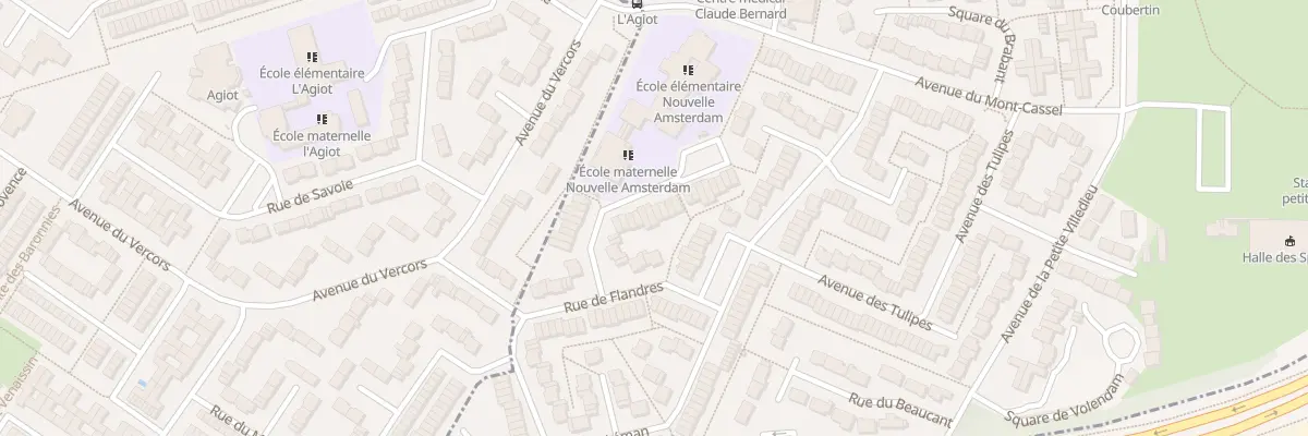 Plan du 18 Sq des Rhododendrons à Élancourt
