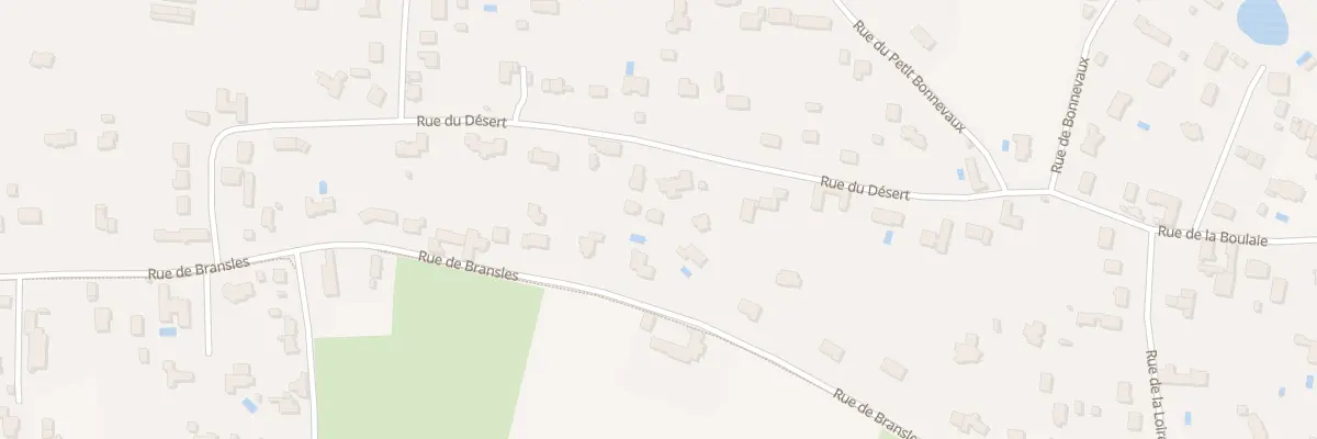 Plan du 9901 Rue du Désert à Saint-Denis-en-Val