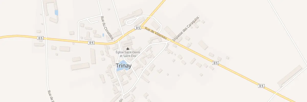 Plan du 5016 Le Bourg à Trinay