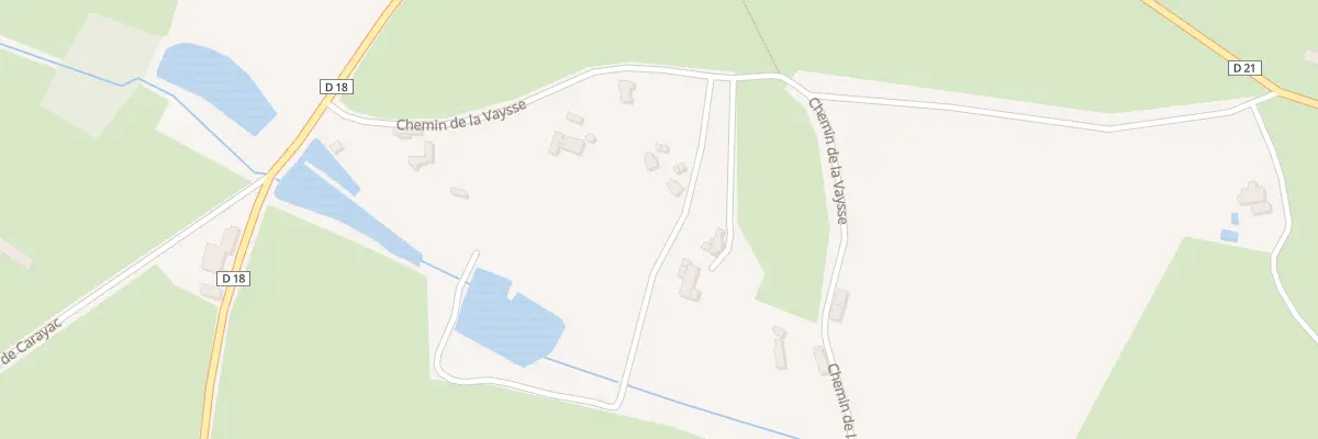 Plan du 7089F Lavaysse à Béduer