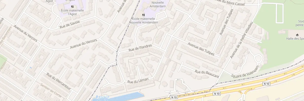 Plan du 34 Rue des Flandres à Élancourt