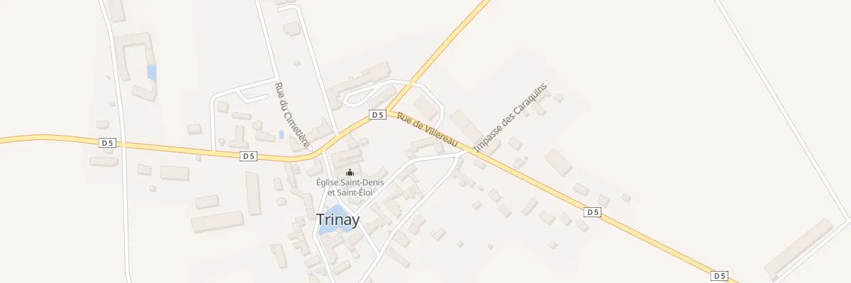 Plan du 25 Rue de la Forge à Trinay