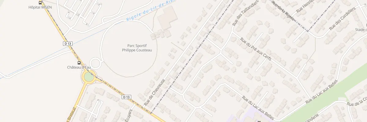 Plan du 25 Rue de Chevreuse à La Verrière