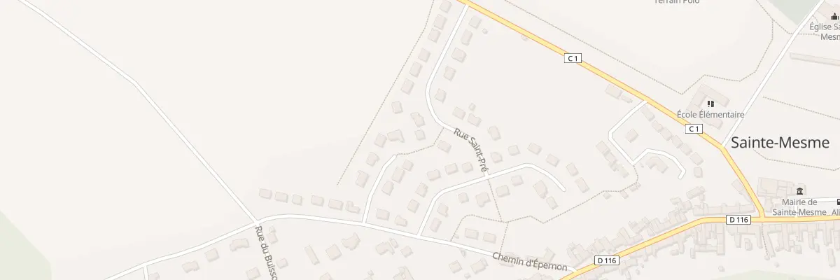 Plan du 13 Rue Saint-pré à Sainte-Mesme