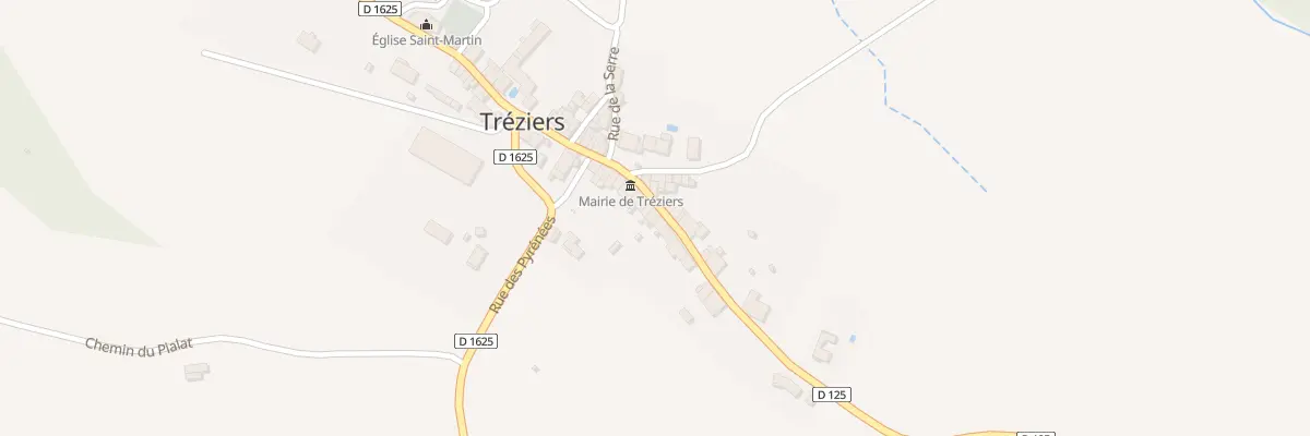 Plan du 4 Le Village à Tréziers