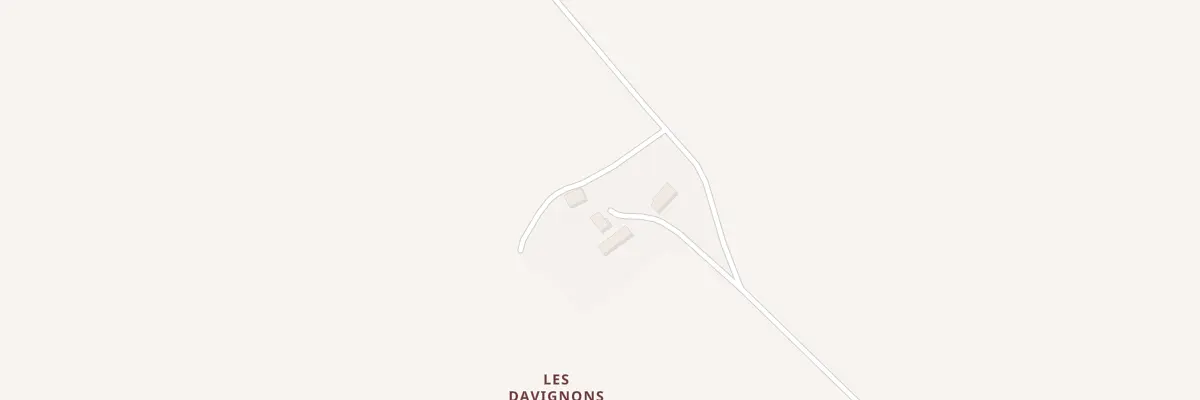 Plan du 5257 Les Davignons aux Bordes