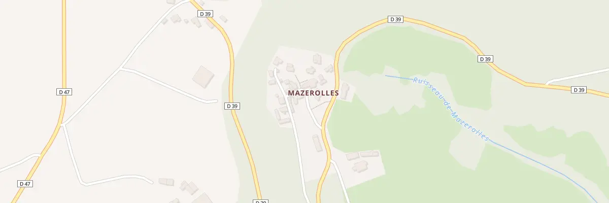 Plan du 5535 Mazerolles à Najac