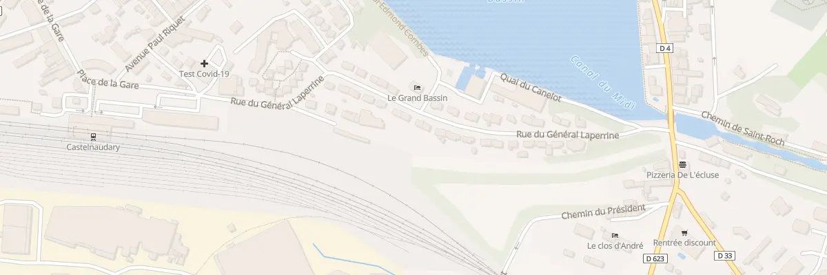 Plan du 23 Rue Gen Laperrine à Castelnaudary