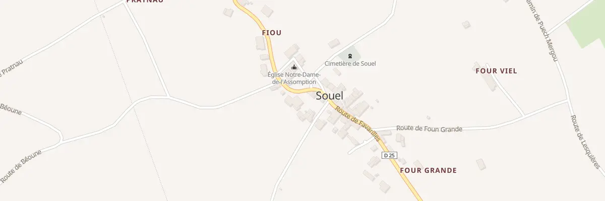 Plan du 57 Pl de la Mairie à Souel