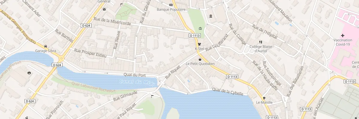 Plan du 23 Rue Riquet à Castelnaudary