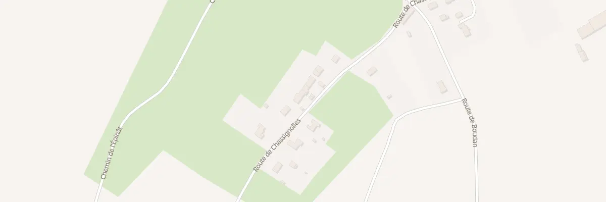 Plan du 41 Rte Chassignolles au Magny