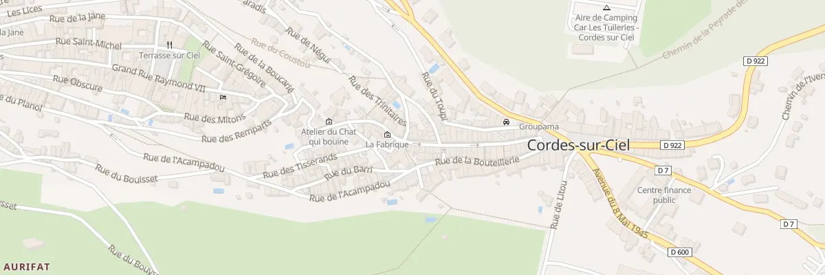Plan du 44 Grand rue de l’Horloge à Cordes-sur-Ciel