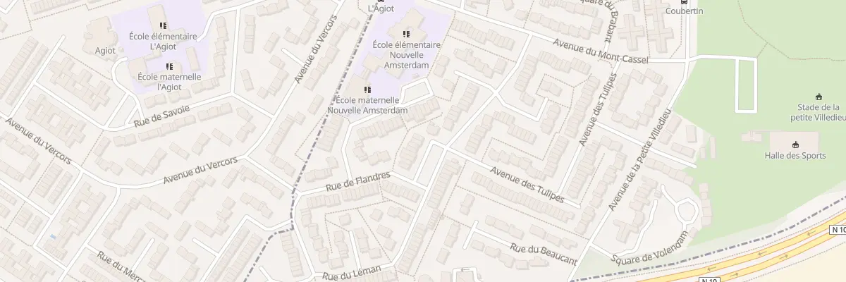 Plan du 15 Pl de Delft à Élancourt