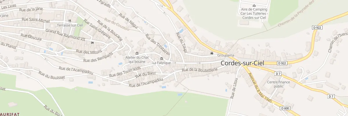 Plan du 42 Grand rue de l’Horloge à Cordes-sur-Ciel