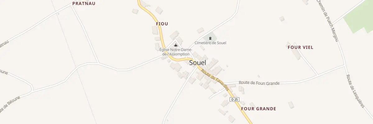 Plan du 49 Pl de la Mairie à Souel