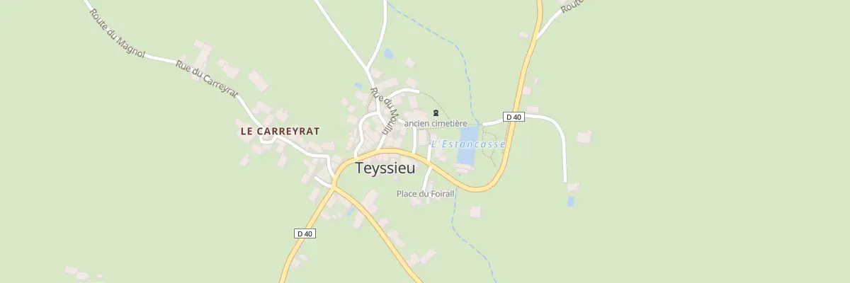 Plan du 14 Pl Eglise Marie Madeleine à Teyssieu
